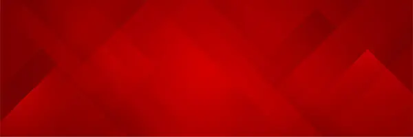 Digitální Síť Červená Široká Banner Design Pozadí Abstraktní Banner Design — Stockový vektor