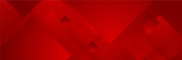 Цифрові Мережі Червоний Широкий Банерний Фон Абстрактний Дизайн Банера Темно — стоковий вектор