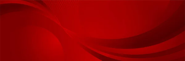 Fondo Diseño Banner Ancho Rojo Red Digital Diseño Banner Abstracto — Vector de stock