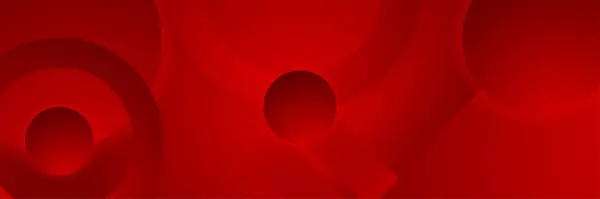 Fondo Diseño Banner Ancho Rojo Red Digital Diseño Banner Abstracto — Archivo Imágenes Vectoriales
