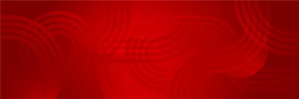 Fondo Diseño Banner Ancho Rojo Red Digital Diseño Banner Abstracto — Vector de stock