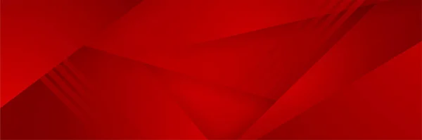 Ψηφιακή Δικτύωση Κόκκινο Ευρύ Banner Σχεδιασμό Φόντο Αφηρημένη Banner Σχεδιασμό — Διανυσματικό Αρχείο