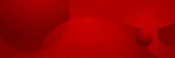 Réseau Numérique Large Bannière Rouge Fond Conception Conception Abstraite Bannière — Image vectorielle
