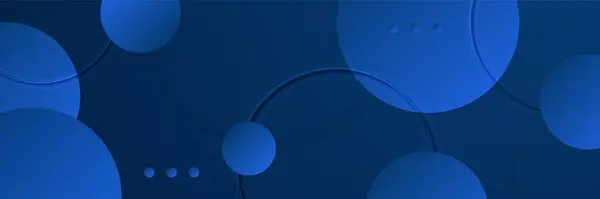 Современный Абстрактный Градиент Темно Синий Баннер Фон Векторный Абстрактный Шаблон — стоковый вектор