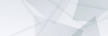 Gri beyaz soyut pankart parlaklığı ve sunum tasarımı için katman element vektörü. İş dünyası, şirket, kurum, parti, şenlik, seminer ve görüşmeler için uygun.