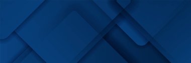 Modern koyu mavi sancak geometrik şekiller kurumsal soyut teknoloji arka planı. Vektör soyut grafik tasarım sancak deseni sunum arkaplan şablonu.