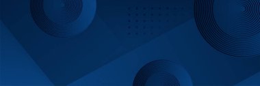Modern koyu mavi sancak geometrik şekiller kurumsal soyut teknoloji arka planı. Vektör soyut grafik tasarım sancak deseni sunum arkaplan şablonu.