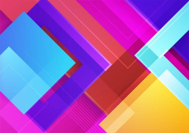 Renkli soyut arka plan. Modern soyut kapaklar, minimal kapaklar tasarım. Renkli geometrik arkaplan, vektör çizimi.