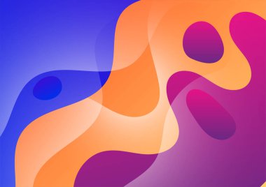 Renkli soyut arka plan. Modern soyut kapaklar, minimal kapaklar tasarım. Renkli geometrik arkaplan, vektör çizimi.