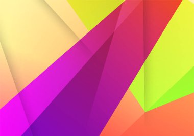 Renkli soyut arka plan. Modern soyut kapaklar, minimal kapaklar tasarım. Renkli geometrik arkaplan, vektör çizimi.