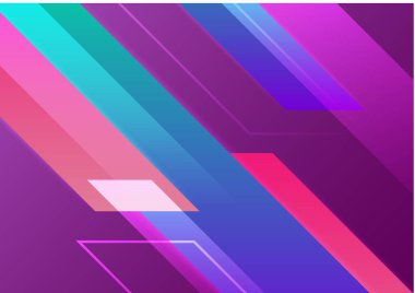 Renkli soyut arka plan. Modern soyut kapaklar, minimal kapaklar tasarım. Renkli geometrik arkaplan, vektör çizimi.