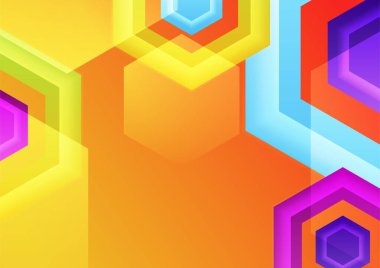 Renkli soyut arka plan. Modern soyut kapaklar, minimal kapaklar tasarım. Renkli geometrik arkaplan, vektör çizimi.