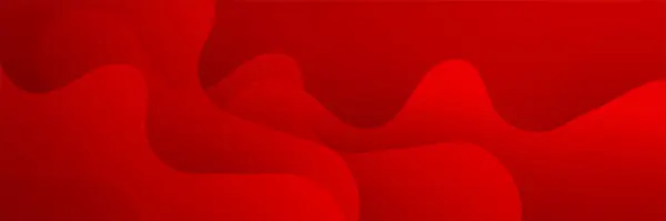 未来的な技術デジタル抽象的な赤カラフルなデザインのバナー 粒子と波の形状を持つ抽象的な赤いバナーの背景 ベクトル抽象グラフィックデザインバナーパターン背景Webテンプレート — ストックベクタ