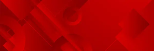 Футуристическая Технология Цифровой Абстрактный Красный Красочный Дизайн Баннер Абстрактный Красный — стоковый вектор