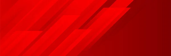 Illustration Vectorielle Abstraite Modèle Conception Bannière Rouge Avec Couche Chevauchement — Image vectorielle