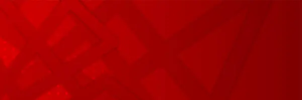 Абстрактная Иллюстрация Векторного Рисунка Красного Баннера Трехмерным Перекрытием Слоя Геометрическими — стоковый вектор