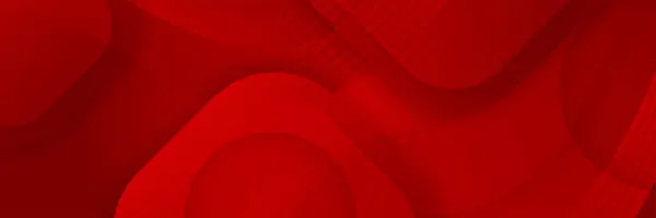 Abstraktní Červené Banner Pozadí Návrh Šablony Vektorové Ilustrace Překrytí Vrstvy — Stockový vektor