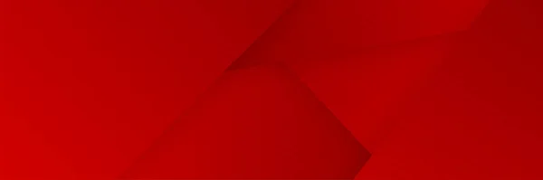 Abstract Red Banner Background Design Template Vector Illustration Overlap Layer —  Vetores de Stock