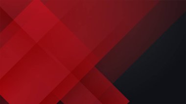 Siyah ve kırmızı soyut arka plan. Soyut siyah gri metalik örtüşen kırmızı ışık altıgen örgüsü modern lüks fütüristik teknoloji arka plan çizimi.