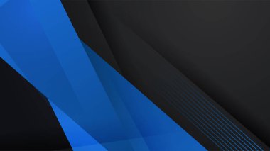 Mavi soyut fütüristik geometrik polimetrik teknoloji arka planı. Bilim ve teknoloji. Vektör illüstrasyonu