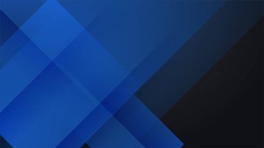 Mavi soyut fütüristik geometrik polimetrik teknoloji arka planı. Bilim ve teknoloji. Vektör illüstrasyonu