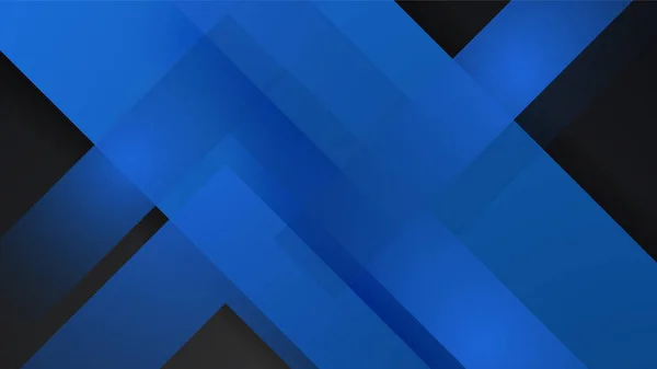 Bleu Abstrait Futuriste Fond Poly Technologie Géométrique Science Technologie Illustration — Image vectorielle