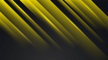 Geometrik şekilli soyut sarı turuncu ve siyah arkaplan. Şirket tasarımı, kapak broşürü, afiş ağı, reklam, poster, broşür, sosyal medya, web, teknoloji afişi için tasarlandı.