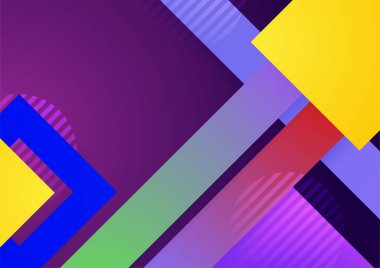 Renkli gradyan şekil soyut arkaplan. Sunum tasarımı, el ilanı, sosyal medya kapağı, web pankartı, teknoloji afişi için modern modaya uygun taze renge sahip soyut bir arkaplan