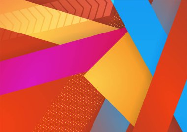 Renkli soyut arka plan dinamik dokulu geometrik element. Modern gradyan ışık vektörü çizimi.