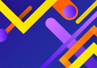 Yaratıcı tasarım için soyut renk arka plan seti