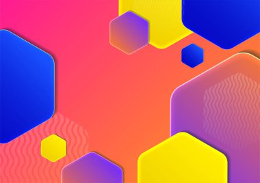 Yaratıcı tasarım için soyut renk arka plan seti