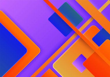 Yaratıcı tasarım için soyut renk arka plan seti