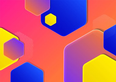 Yaratıcı tasarım için soyut renk arka plan seti