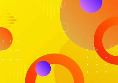 Yaratıcı tasarım için soyut renk arka plan seti