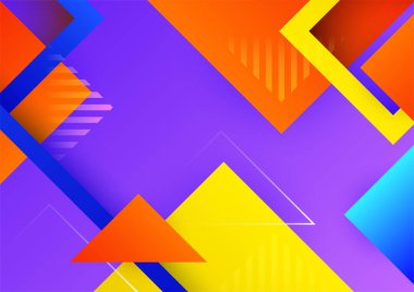 Yaratıcı tasarım için soyut renk arka plan seti