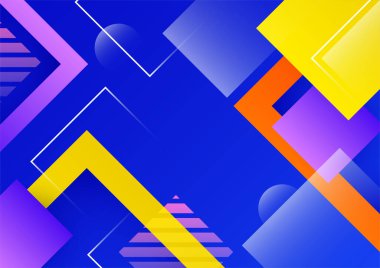 Yaratıcı tasarım için soyut renk arka plan seti