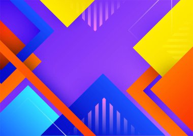 Yaratıcı tasarım için soyut renk arka plan seti