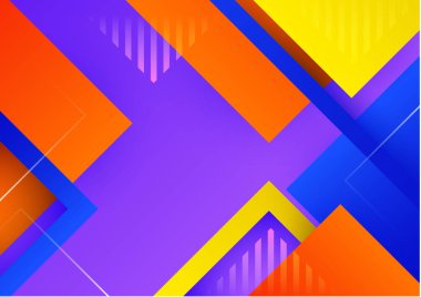 Yaratıcı tasarım için soyut renk arka plan seti