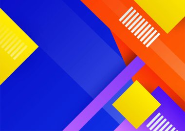 Yaratıcı tasarım için soyut renk arka plan seti