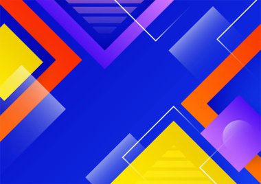 Yaratıcı tasarım için soyut renk arka plan seti