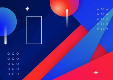 Yaratıcı tasarım için soyut renk arka plan seti