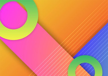 Poster kapağı tasarımı için soyut modayı değiştiren geometrik model arkaplan dokusu. En düşük renk eğimli pankart şablonu. Broşür için modern vektör dalga şekli