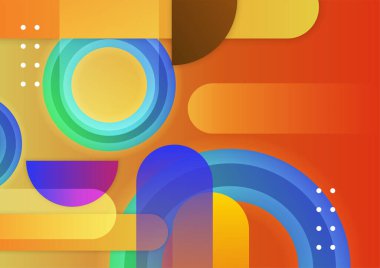 Poster kapağı tasarımı için soyut modayı değiştiren geometrik model arkaplan dokusu. En düşük renk eğimli pankart şablonu. Broşür için modern vektör dalga şekli