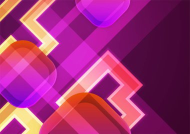 Poster kapağı tasarımı için soyut modayı değiştiren geometrik model arkaplan dokusu. En düşük renk eğimli pankart şablonu. Broşür için modern vektör dalga şekli