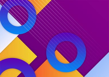 Modern geometrik soyut renkli tasarım arka planı. İş, şirket, kurum, parti, festival, giysi semineri için sunum tasarımı için soyut arkaplan parlamaları ve katman element vektörü