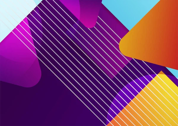 Modern geometrik soyut renkli tasarım arka planı. İş, şirket, kurum, parti, festival, giysi semineri için sunum tasarımı için soyut arkaplan parlamaları ve katman element vektörü