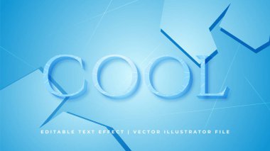 Düzenlenebilir 3D metin efekti modelleme konsepti. Modern canlı 3D metin efekti. Düzenlenebilir yazı tipi biçimi