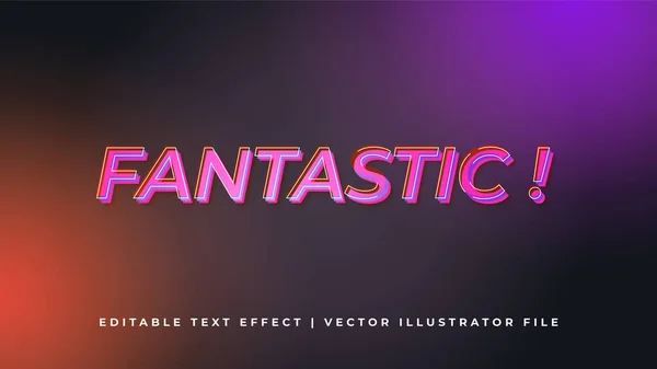 Illustrateur Effet Style Texte Modifiable Moderne Modèle Conception Vectorielle — Image vectorielle