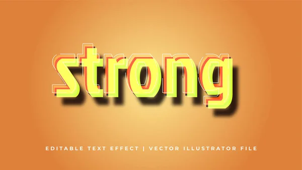 Сучасний Ілюстратор Ефекту Зміненого Стилю Тексту Векторний Шаблон Дизайну — стоковий вектор