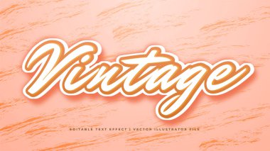 Klasik Metin Efekti Biçimi. Düzenlenebilir metin ile iyi titreşimler, mutlu ve komik metin efekti